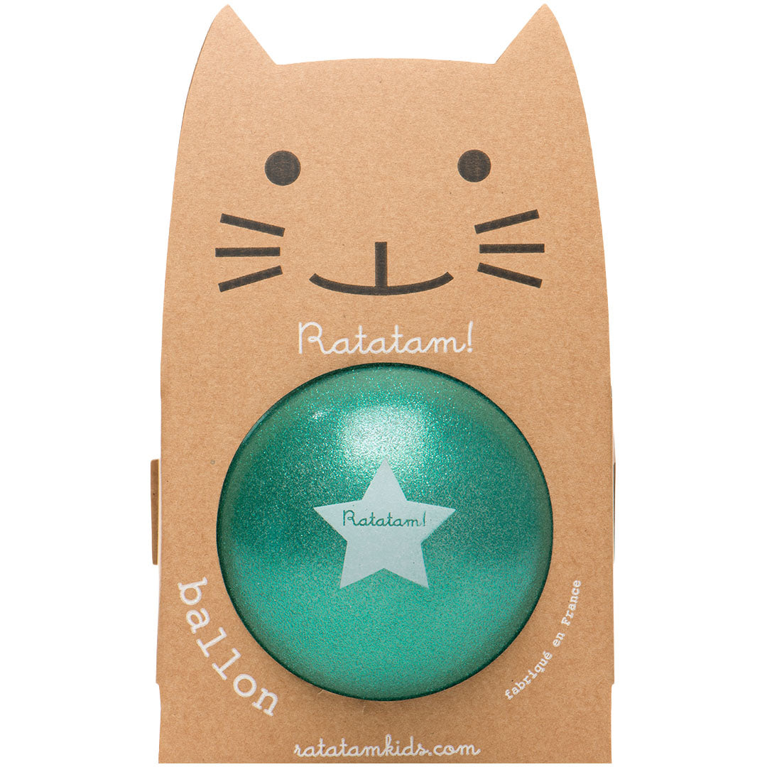 ratatam speelbal - glitter groen - Ø22 cm | B008 |  2