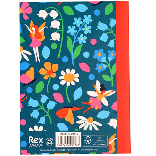 rex london A6 notitieboekje fairies in the garden | 29419 | 2