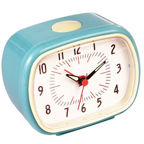 rex london blauwe retro wekker | 27571 | 0