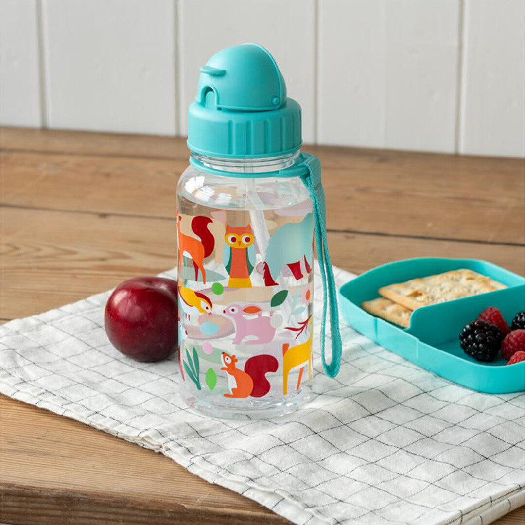 rex london drinkfles met rietje - woodland - 500 ml | 30439 | 1