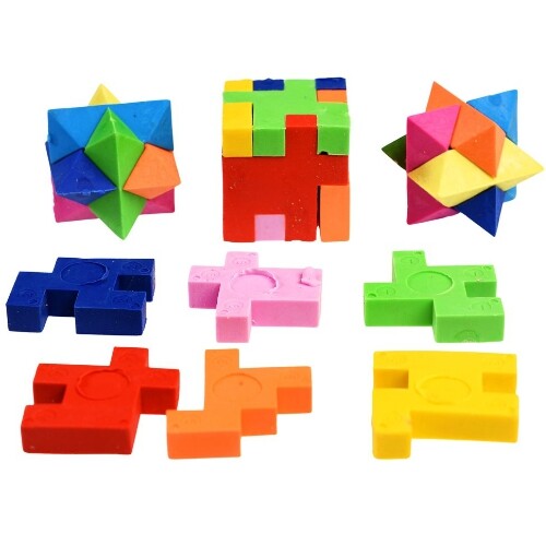 rex london gummetjes 3D puzzels - 4st  | 30069 | 3