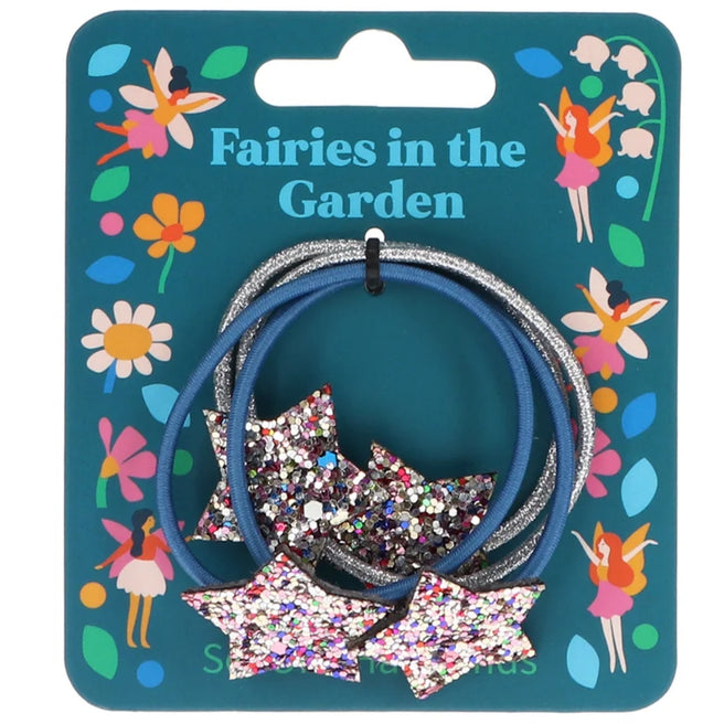 rex london haarelastiekjes fairies in the garden - star - 4st | 30290 | 0