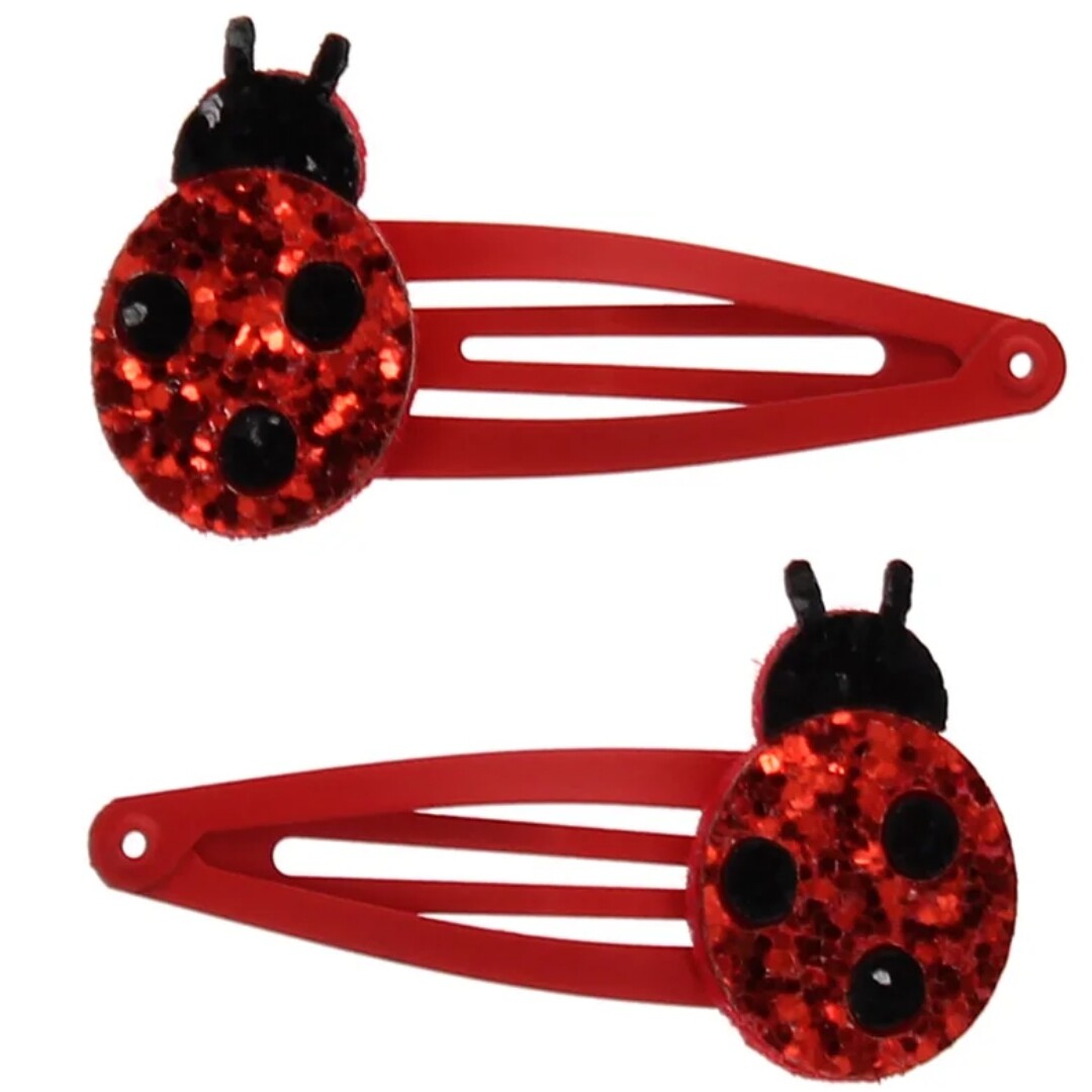 rex london haarspeldjes ladybird glitter - 2st | 30303 | 0