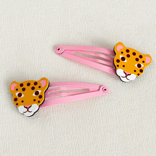 rex london haarspeldjes wild wonders - leopard - 2st | 29173 | 1