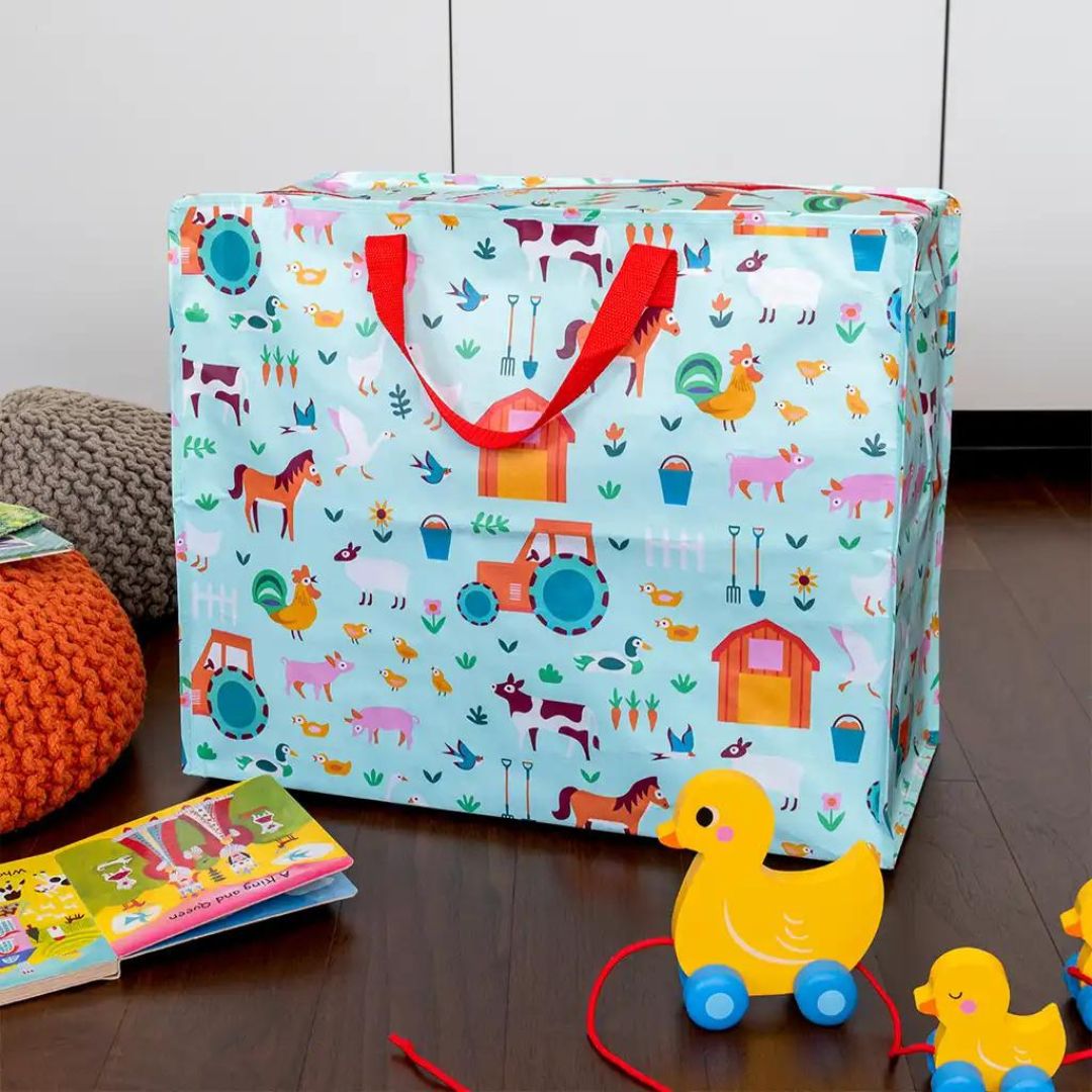 rex london jumbo opbergtas farmyard | 30861 | 1