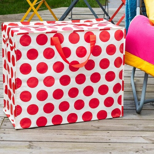 rex london jumbo opbergtas red on white spotlight | 29605 | 2