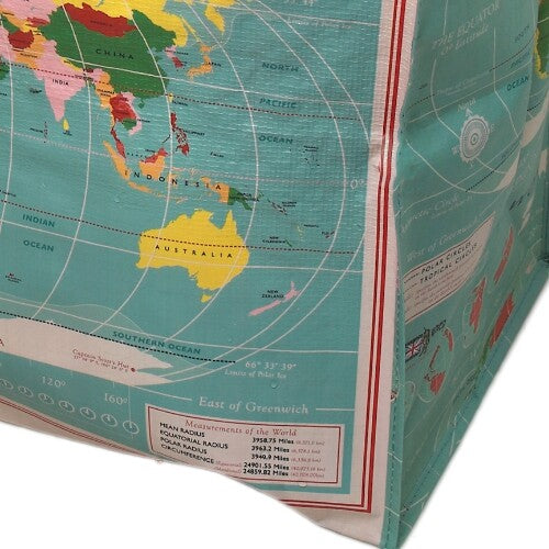 rex london jumbo opbergtas world map | 24486 | 1