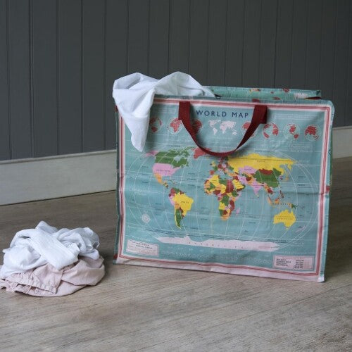 rex london jumbo opbergtas world map | 24486 | 2