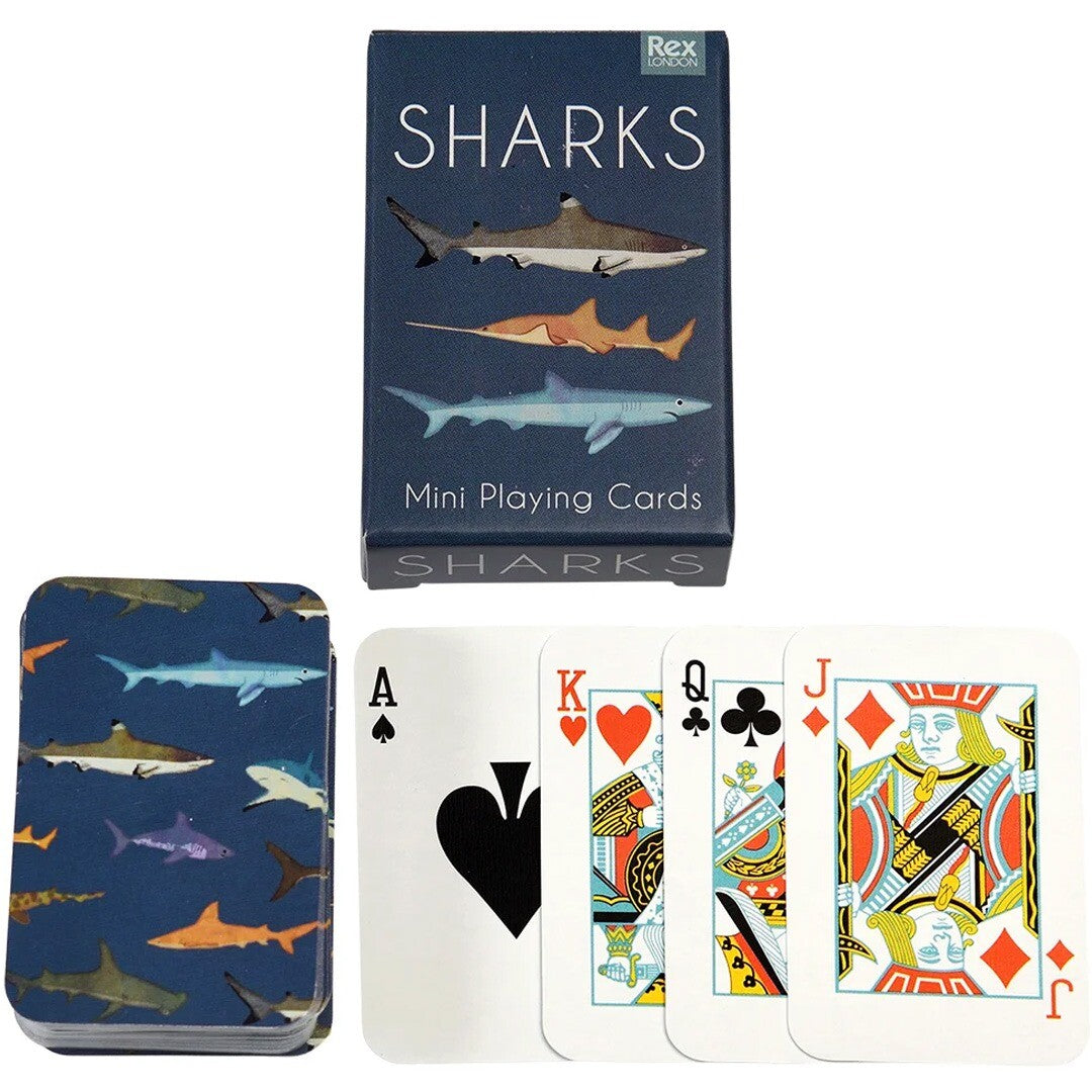 rex london mini speelkaarten sharks | 30129 | 2