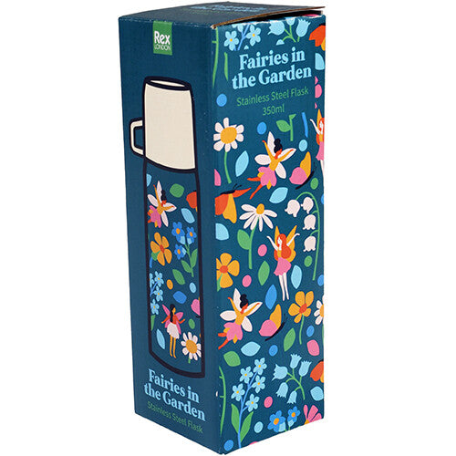rex london rvs thermosfles met beker - fairies in the garden - 350 ml | 29573 | 3