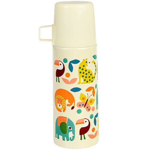 rex london rvs thermosfles met beker - wild wonders - 350 ml | 29576 | 1
