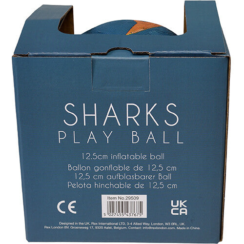 rex london speelbal sharks - 12,5 cm | 29509 | 4