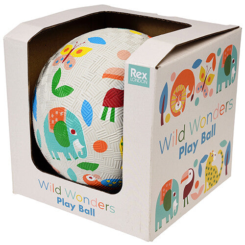 rex london speelbal wild wonders - 12,5 cm | 29506 | 1
