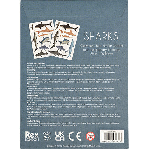 rex london tattoos sharks | 29475 | 2