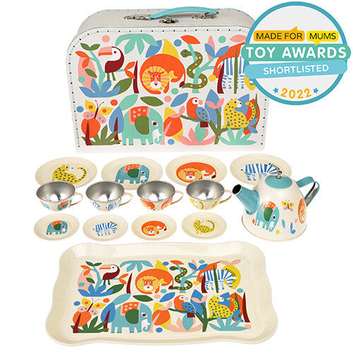 rex london theeservies met koffer wild wonders - 14-delig | 29551 | 0