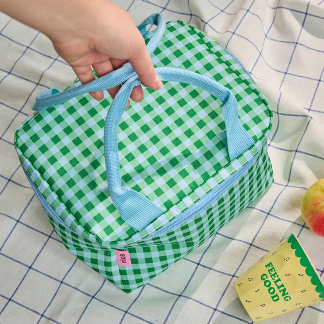rice koeltas - blue green checkers | BGCOO-SCHBG | 1