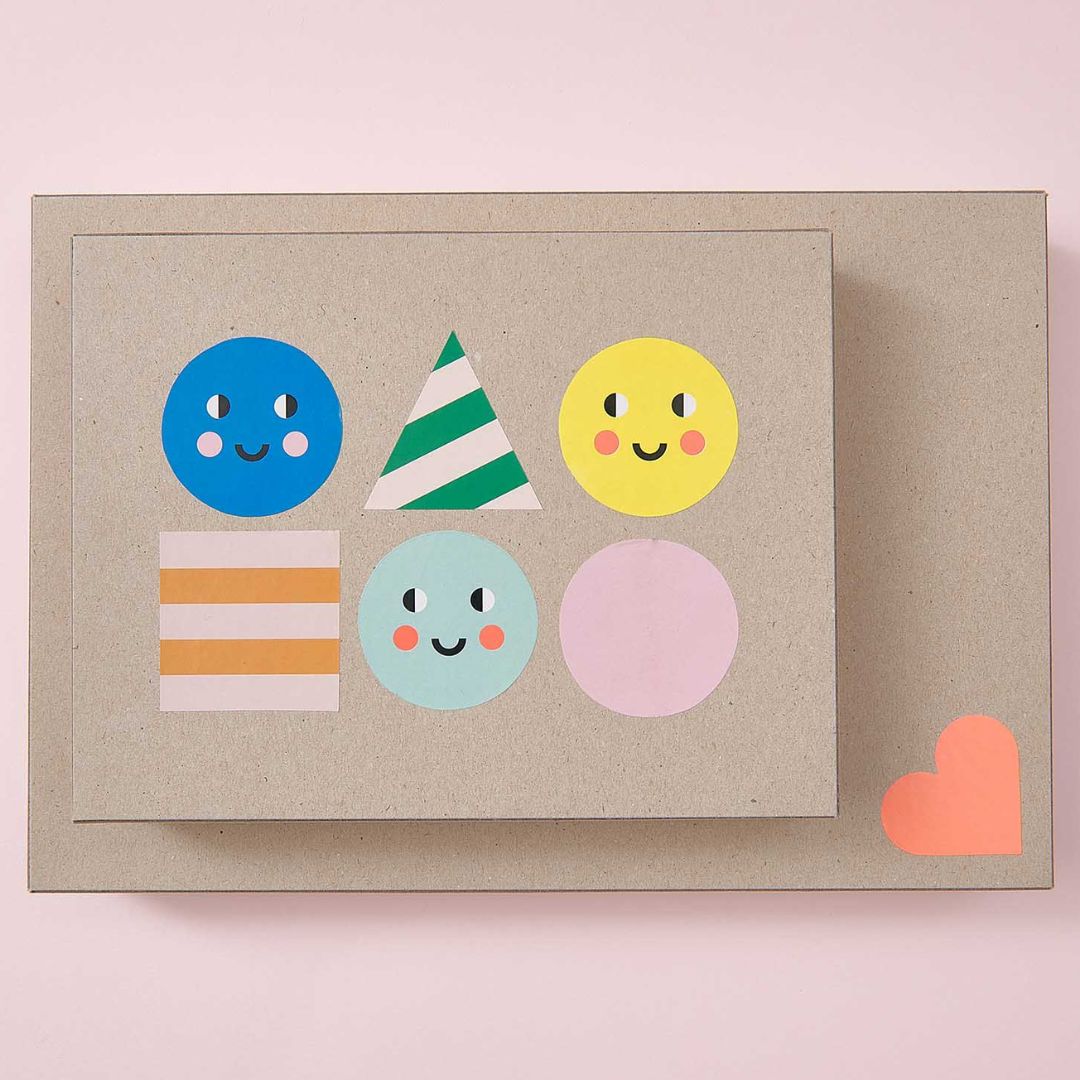 rol stickers - vormen - 120st | 300313 | 1