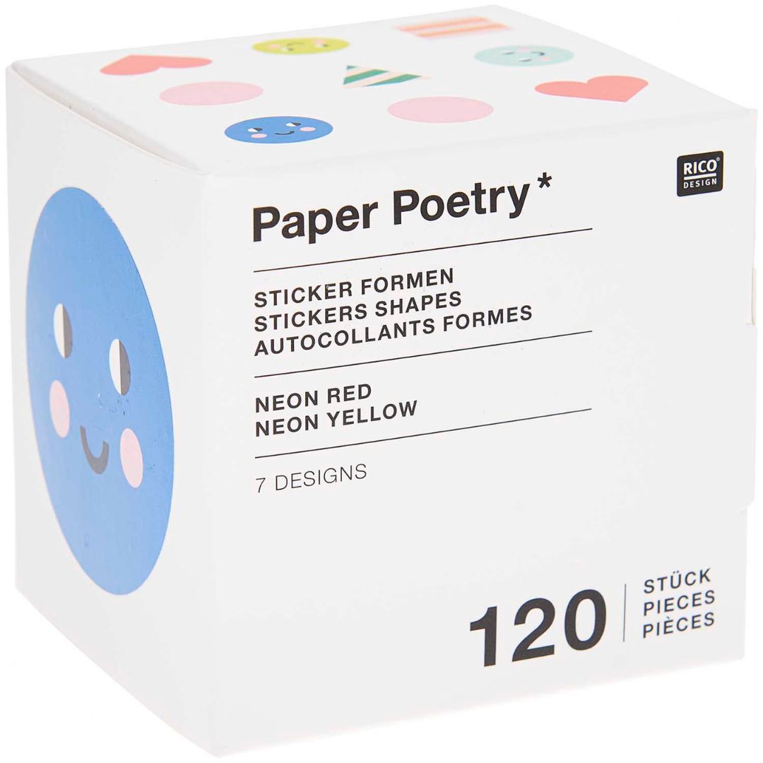 rol stickers - vormen - 120st | 300313 | 3