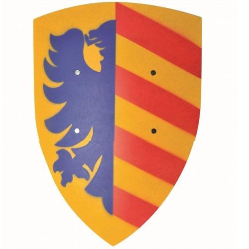 schild lancelot met blauwe adelaar en strepen - groot | 176 | 0