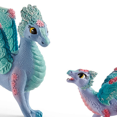 schleich bayala bloemendraak met baby - 15 cm | 70592 | 3