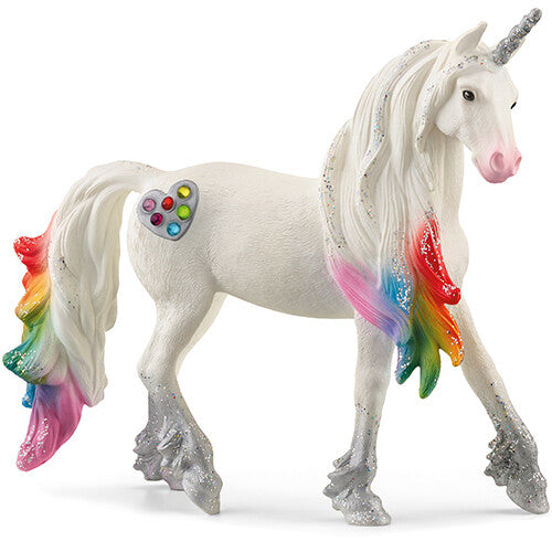 schleich bayala eenhoorn hengst regenboog - 14 cm | 70725 | 0