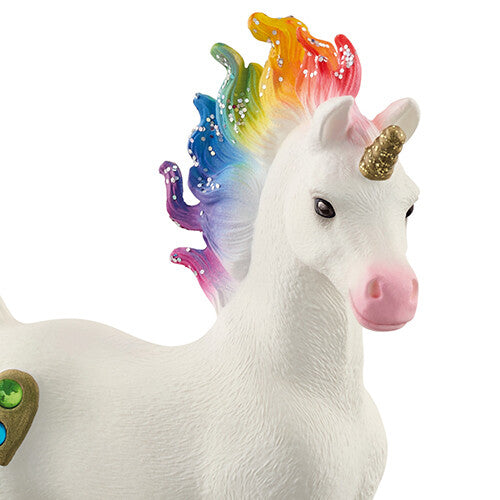 schleich bayala eenhoorn veulen regenboog - 8,5 cm | 70727 | 1