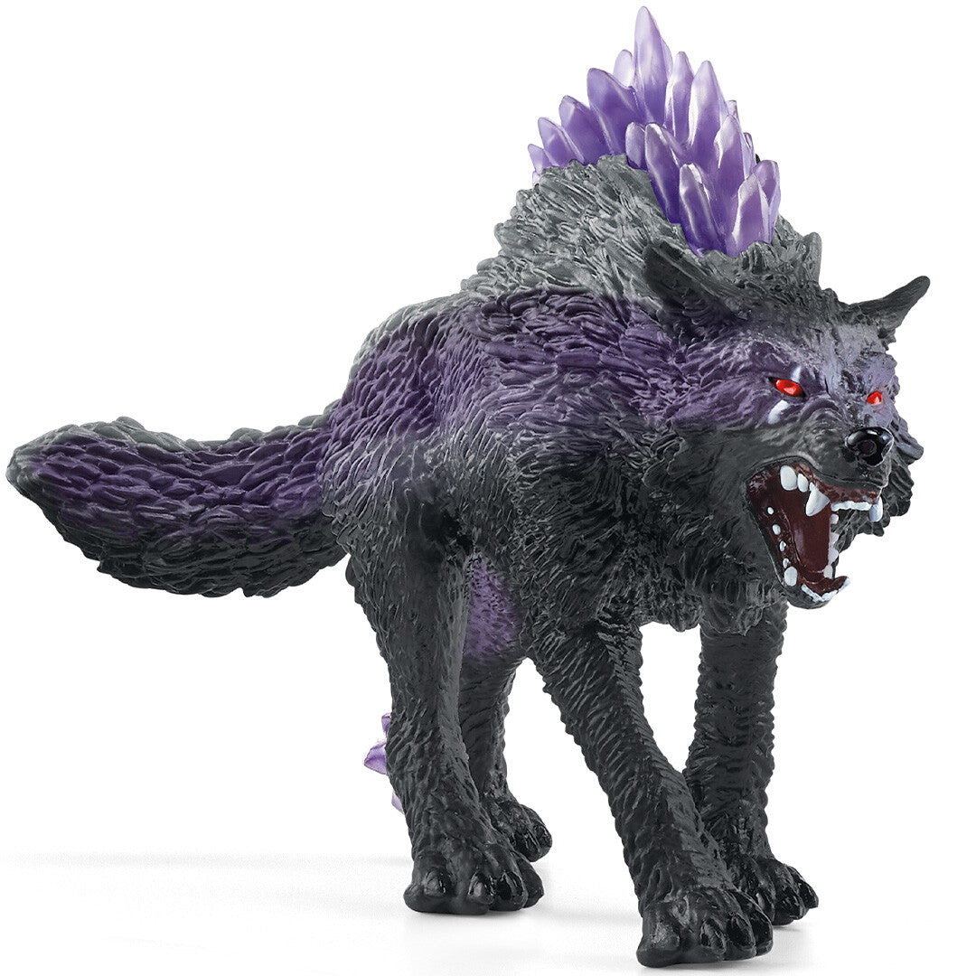 schleich eldrador creatures schaduwwolf - 9 cm | 42554 | 0