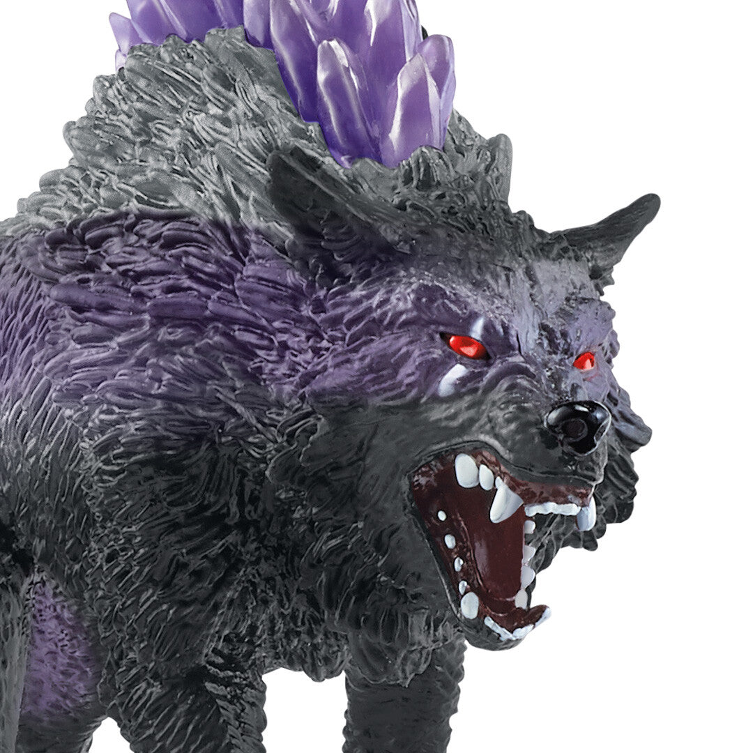 schleich eldrador creatures schaduwwolf - 9 cm | 42554 | 1