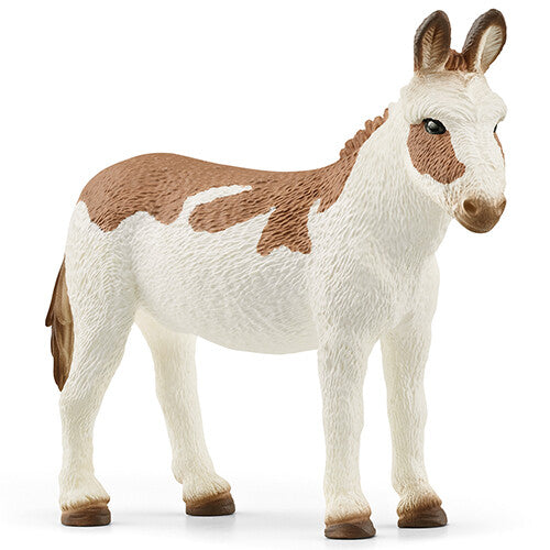 schleich farm world amerikaanse gevlekte ezel - 8 cm | 13961 | 0