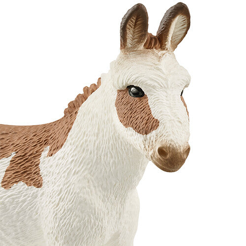 schleich farm world amerikaanse gevlekte ezel - 8 cm | 13961 | 1