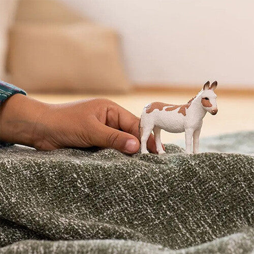 schleich farm world amerikaanse gevlekte ezel - 8 cm | 13961 | 2