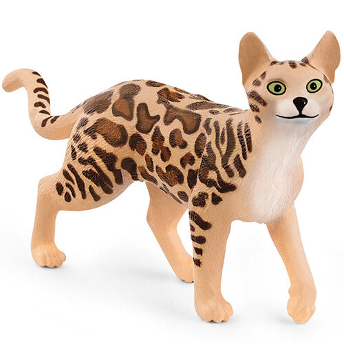 schleich farm world bengaalse kat - 8,5 cm | 13918 | 0