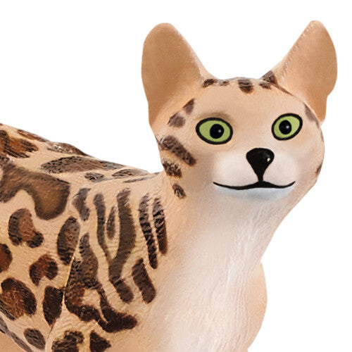 schleich farm world bengaalse kat - 8,5 cm | 13918 | 1