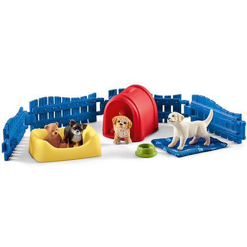 schleich farm world hondenren met puppy's | 42480 | 0