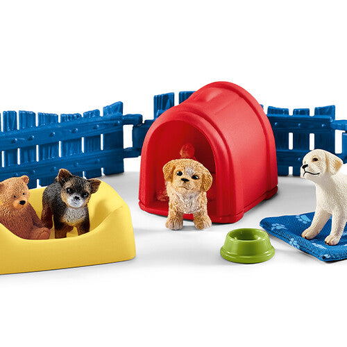 schleich farm world hondenren met puppy's | 42480 | 1