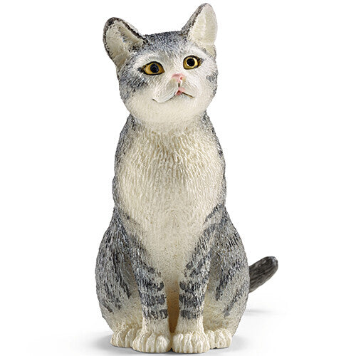 schleich farm world kat zittend - 4,5 cm | 13771 | 0