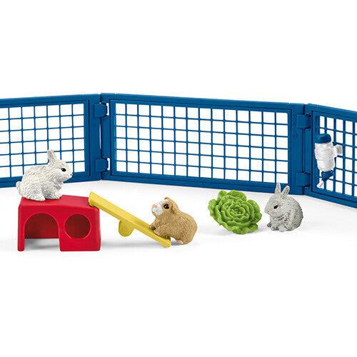 schleich farm world konijnen en cavia verblijf  | 42500 | 4