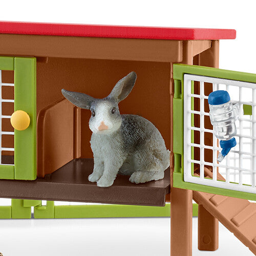 schleich farm world konijnenhok met konijnen | 42420 | 3