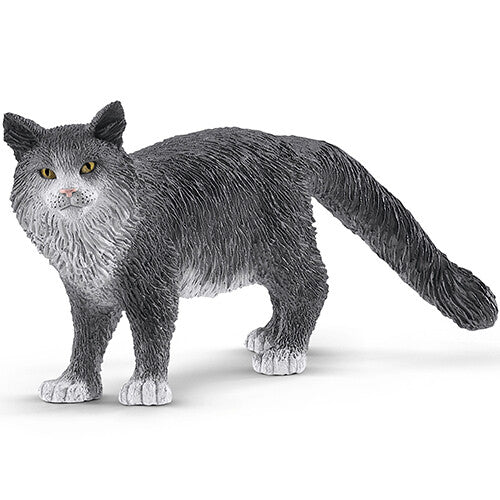 schleich farm world maine coon kat - 8 cm | 13893 | 0