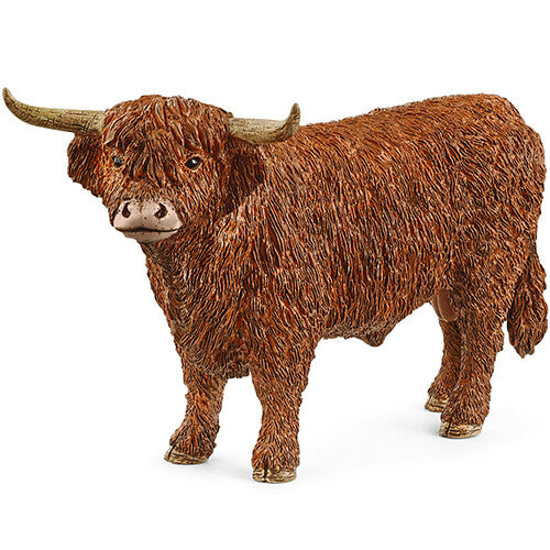 schleich farm world schotse hooglander stier - 13,5 cm | 13919 | 0