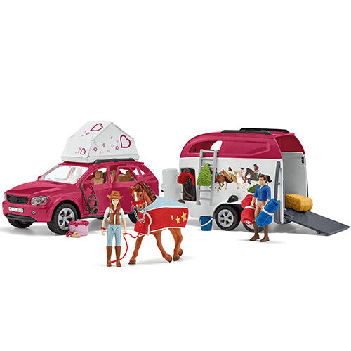 schleich horse club auto en paardentrailer | 42535 | 0