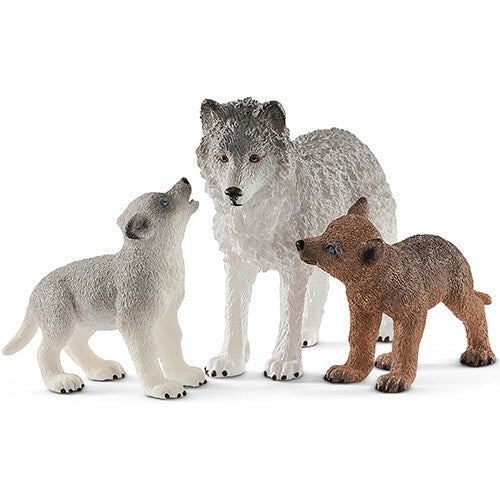 schleich wild life moederwolf met welpen | 42472 | 0