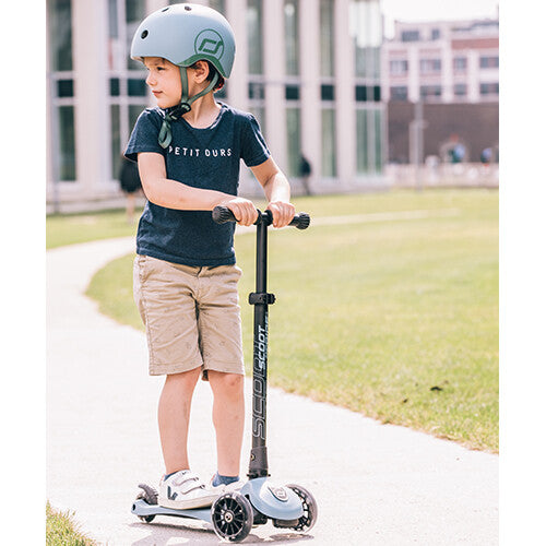 scoot and ride kinderstep highwaykick 3 - steel  | SR-96347 | 3