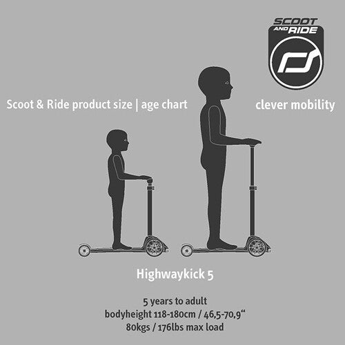 scoot and ride kinderstep highwaykick 5 - peach | SR-96436 | 3