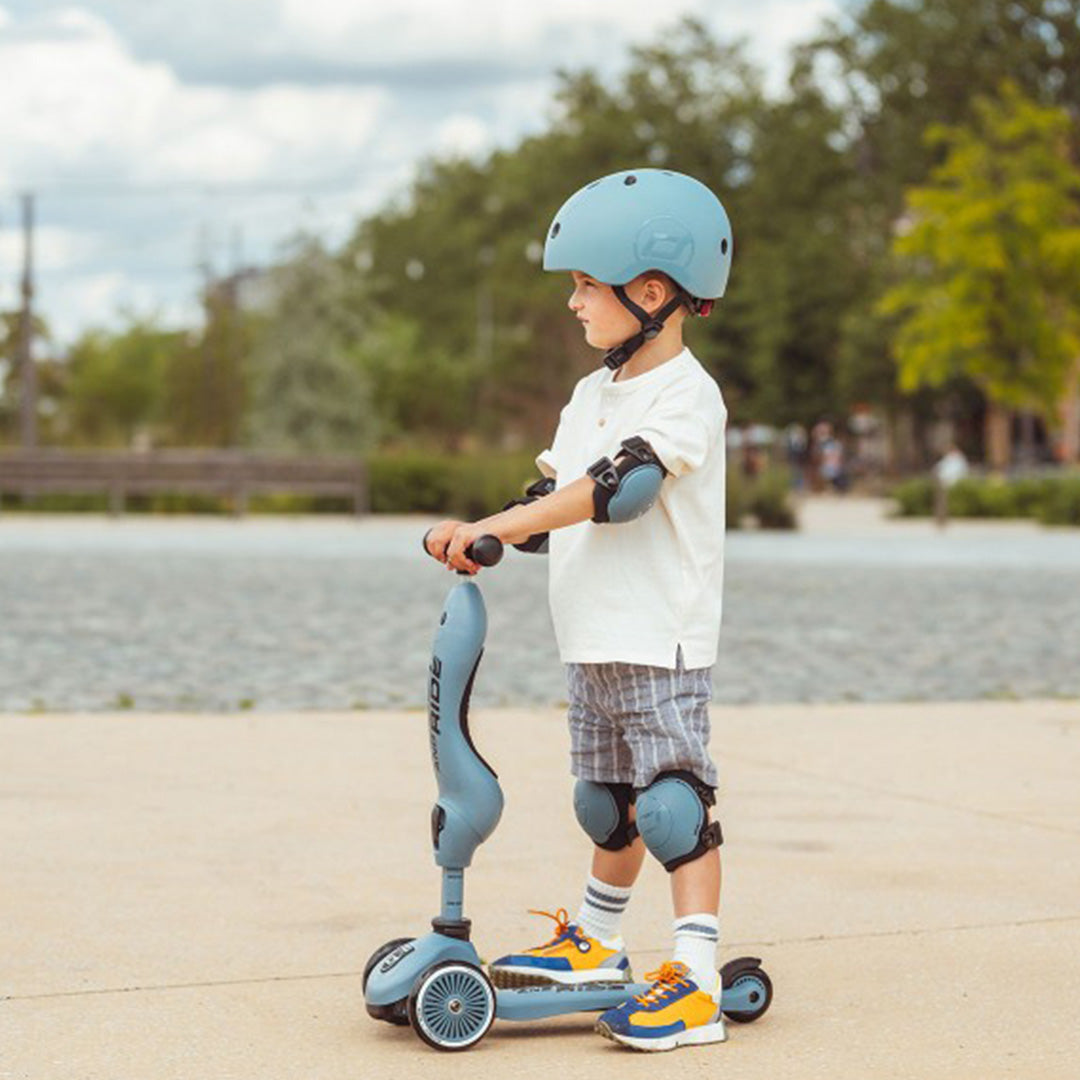 scoot and ride valbescherming - steel - xxs | SR-00015 | 1