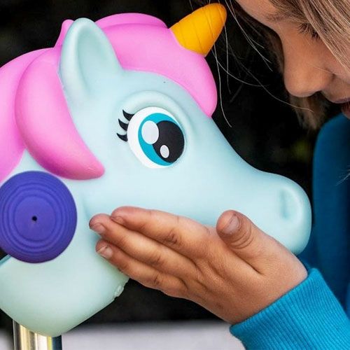 scootaheadz kinderstep accessoire eenhoornhoofd - mint  | 10303 | 2