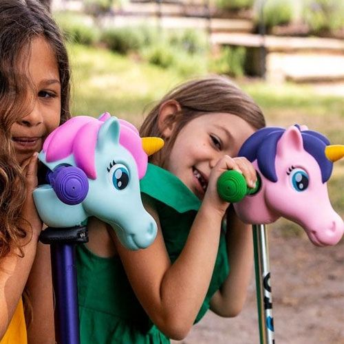 scootaheadz kinderstep accessoire eenhoornhoofd - mint  | 10303 | 3