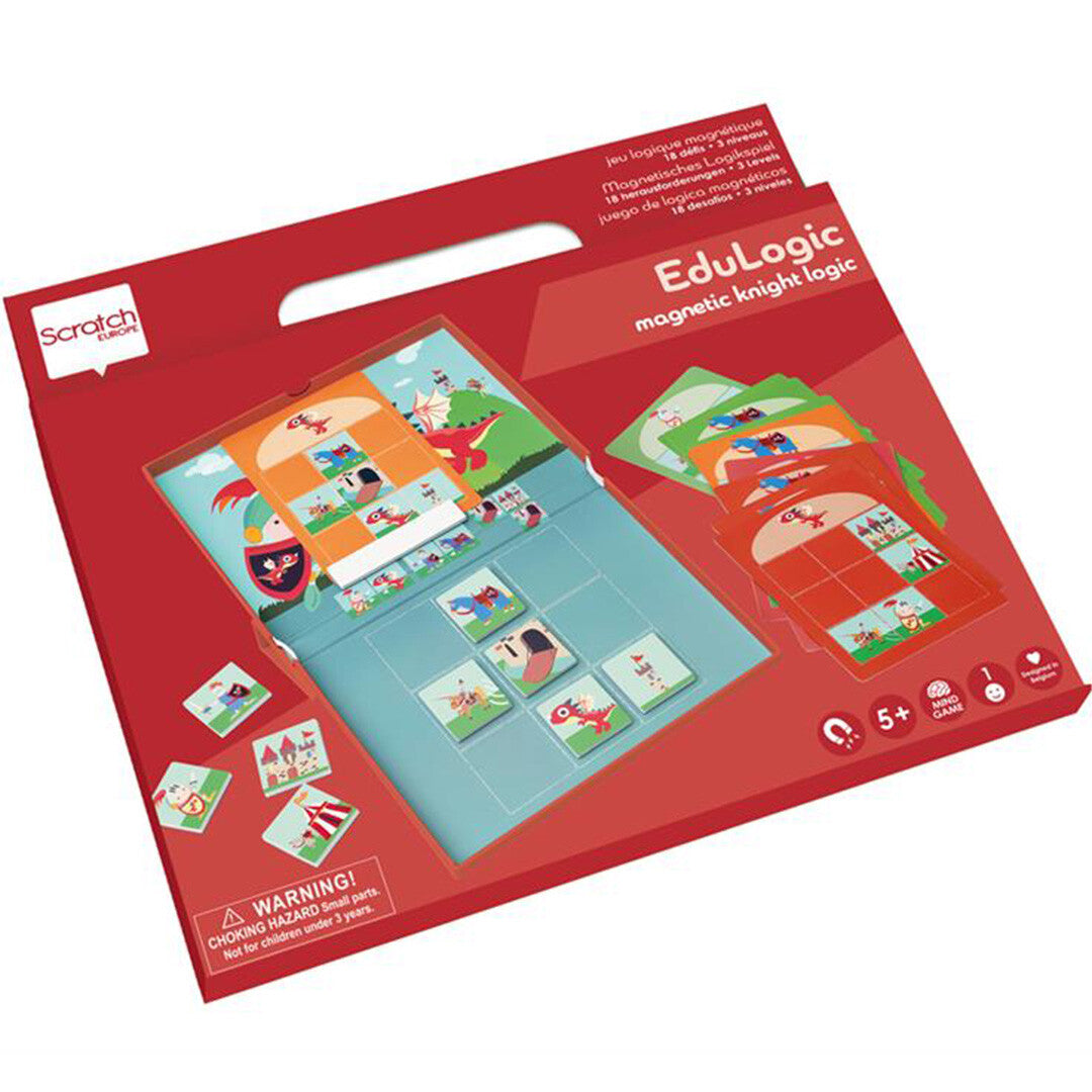 scratch europe magnetisch denkspel - ridders en draken | 6182277 | 0
