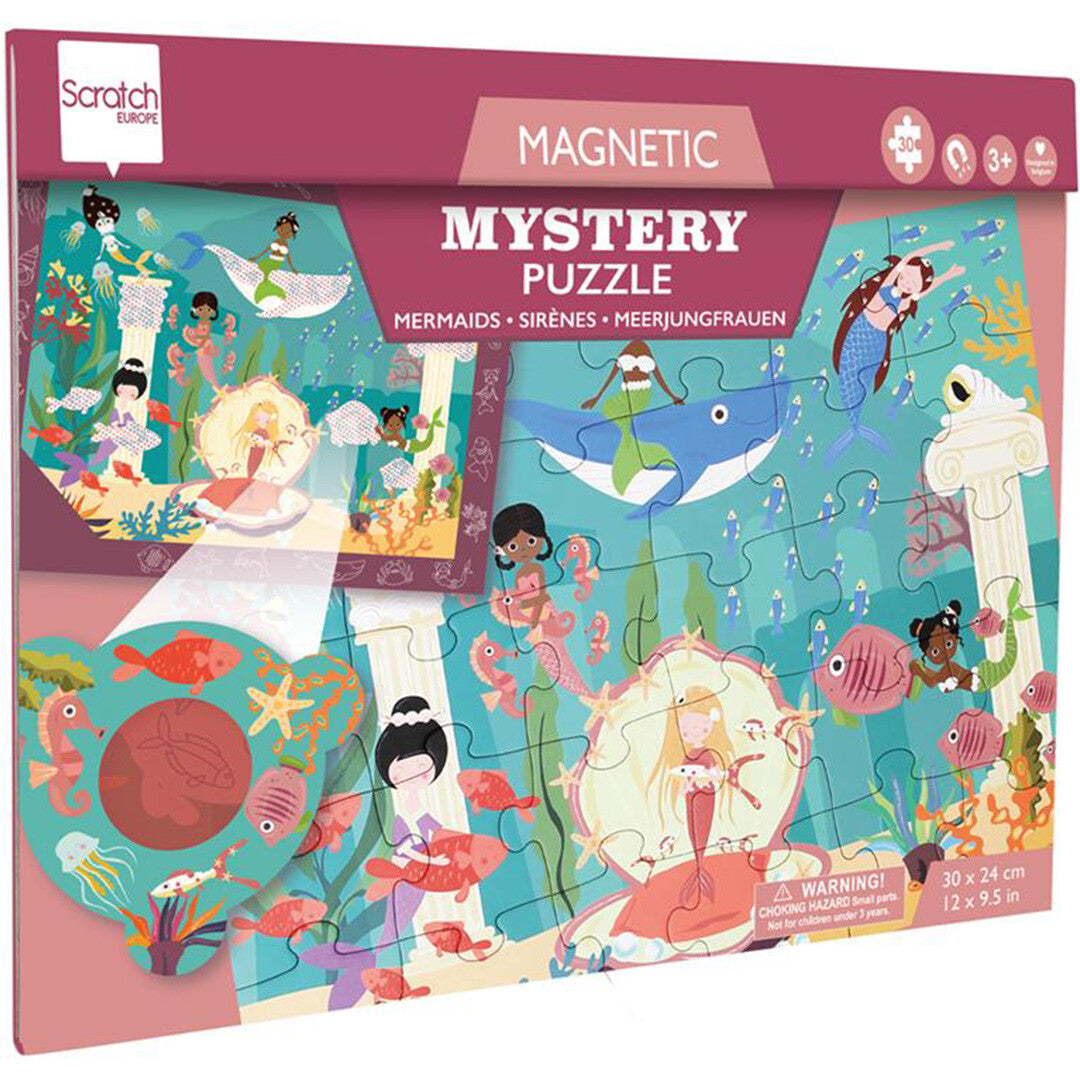 scratch europe magnetisch puzzelboek zeemeermin - 30st | 6181242 | 0