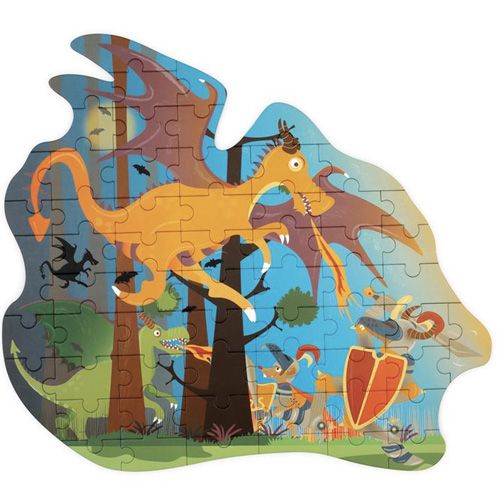 scratch europe vloerpuzzel draak - 61st | 6181132 | 0